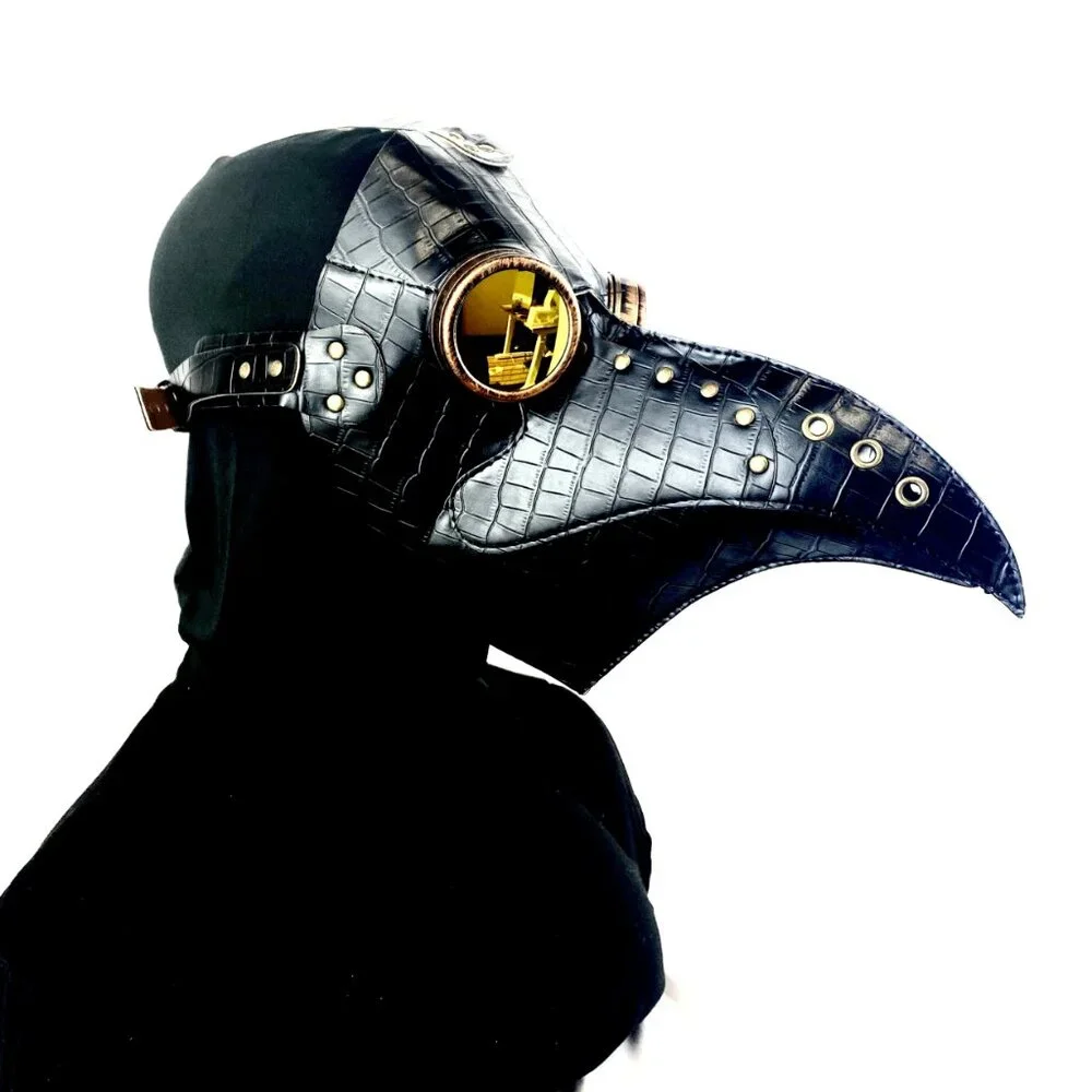 Steampunk Plague Doctor Mask, Long Nose Halloween Masquerade Party Masks